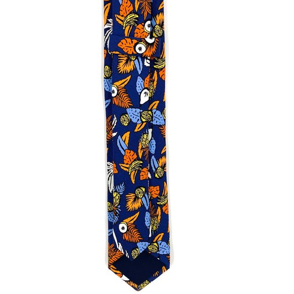 TED BAKER London Palm & Fruit Silk Print Tie NWOT - Picture 8 of 16